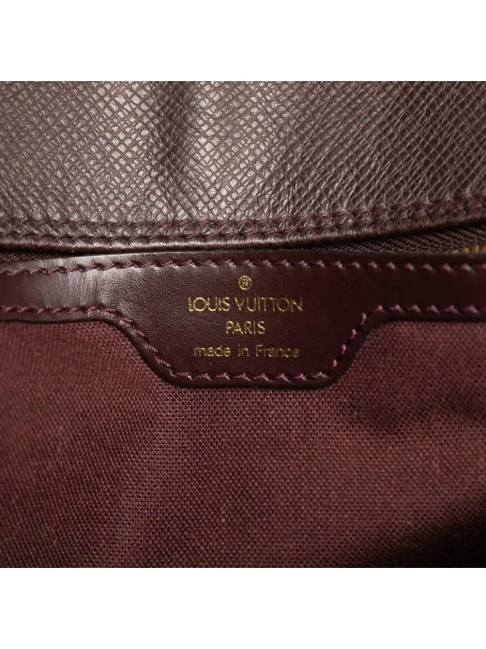 Louis Vuitton Taiga Reporter PM Crossbody Shoulder Bag Acajou Wine Red Leather